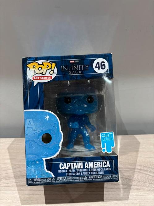 Captain America 46 Art Series Funko Pop Marvel Infinity Saga, Verzamelen, Poppetjes en Figuurtjes, Zo goed als nieuw, Ophalen of Verzenden