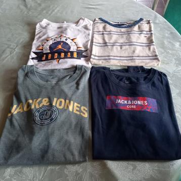 4 tshirts jongens 164  14jaar beschikbaar voor biedingen