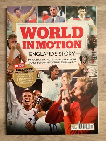 Engelstalig magazine ‘ World in Motion England’ Story ‘ beschikbaar voor biedingen