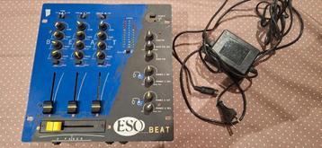 Table de mixage Eso Beat 3 pistes, Enlèvement, Comme neuf, Moins de 5 canaux, Entrée micro