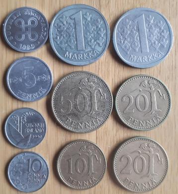 Lot FINLAND: 10 munten in mooie kwaliteit!