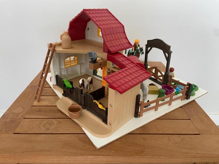 Playmobil – Paardenranch met manege (Ref. 6927), Kinderen en Baby's, Speelgoed | Playmobil, Zo goed als nieuw, Complete set, Ophalen of Verzenden