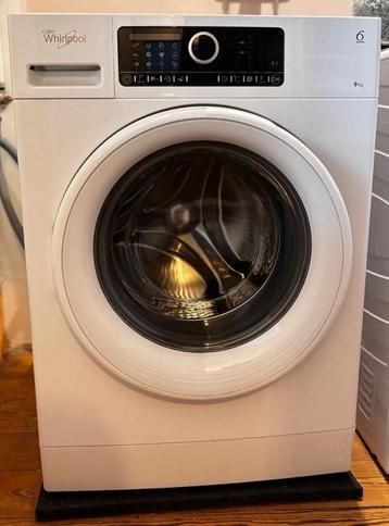 Lave-linge Whirlpool 6th sense 9Kg, 1200 à 1600 tours, 85 à 90 cm, Chargeur frontal, Enlèvement