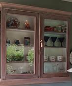 Vitrine keukenkast, Huis en Inrichting, Kasten | Vitrinekasten, Ophalen, 100 tot 150 cm, 100 tot 150 cm, Zo goed als nieuw