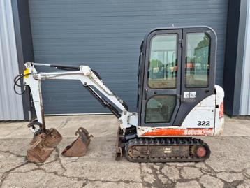 Bobcat 322 minigraver graafmachine beschikbaar voor biedingen