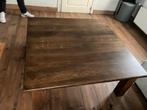 Salontafel massief eik, Huis en Inrichting, Ophalen, Zo goed als nieuw, Vierkant