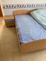 slaapkamer met 1 eenpersoonsbedden, nachtkastje en bureau, Huis en Inrichting, Ophalen, 90 cm, Eenpersoons, Modern