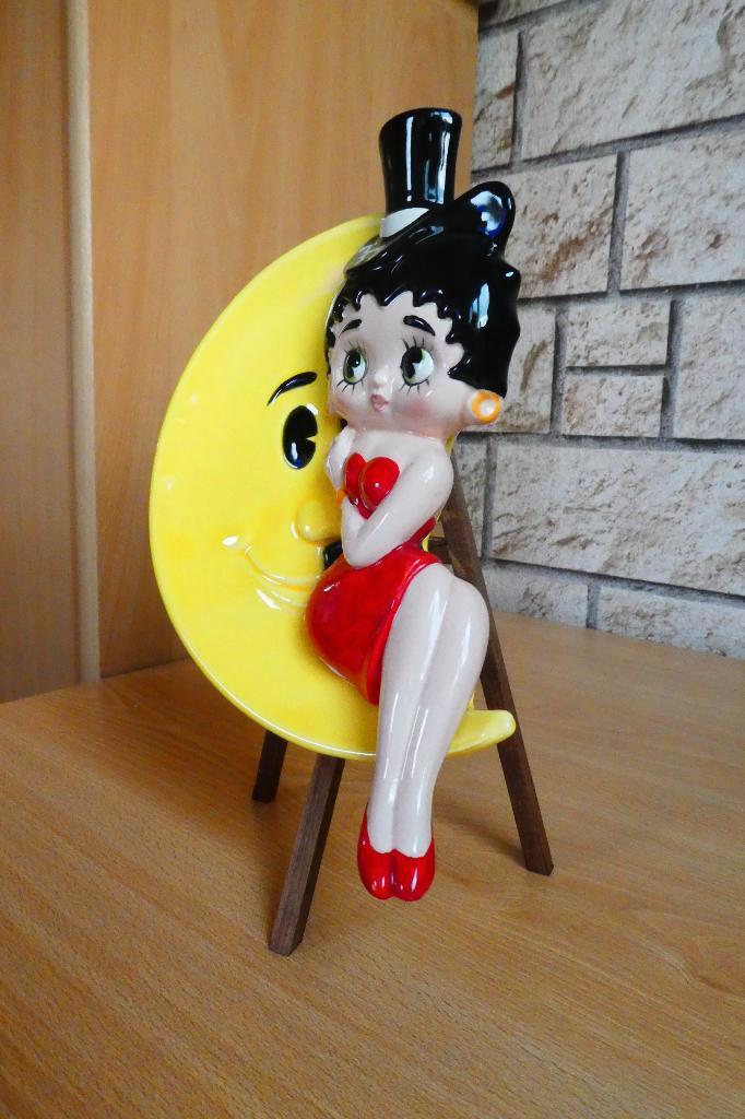 Betty Boop op de maan Vandor 1990, Verzamelen, Beelden en Beeldjes, Nieuw, Mens, Ophalen of Verzenden