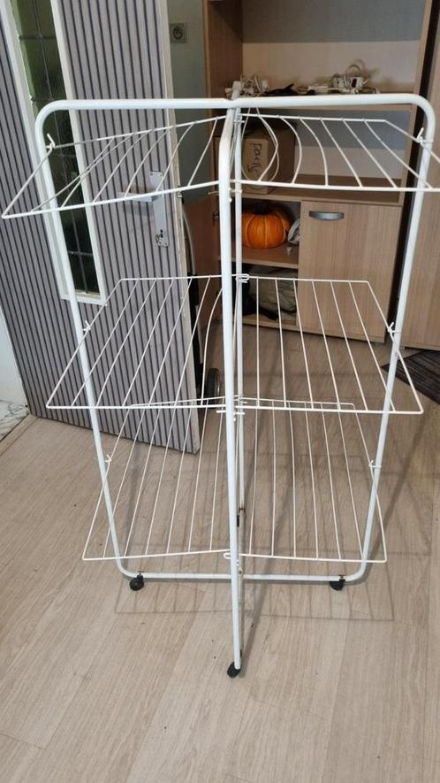 Wit droogrek, Tuin en Terras, Droogmolens en Wasrekken, Gebruikt, Ophalen