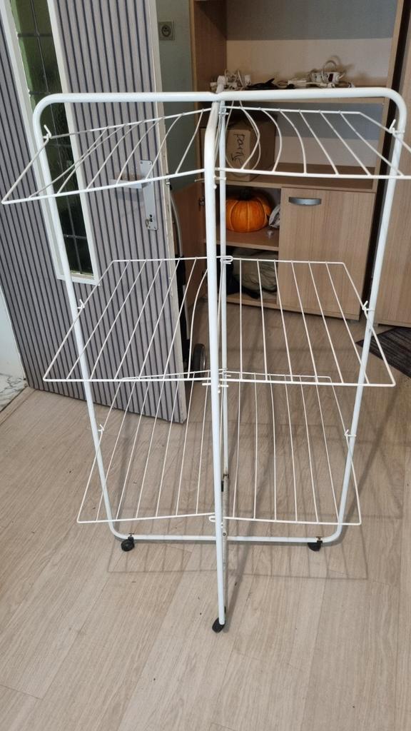 Wit droogrek, Tuin en Terras, Droogmolens en Wasrekken, Gebruikt, Ophalen