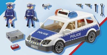 PLaymobil politie auto met zwaailichten - compleet beschikbaar voor biedingen