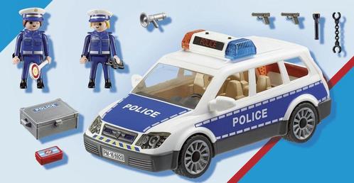 PLaymobil politie auto met zwaailichten - compleet, Kinderen en Baby's, Speelgoed | Playmobil, Zo goed als nieuw, Complete set