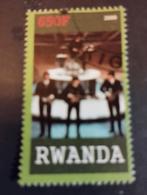 Een postzegel over de Beatles land Rwanda kleur verschillend, Timbres & Monnaies, Timbres | Afrique, Enlèvement