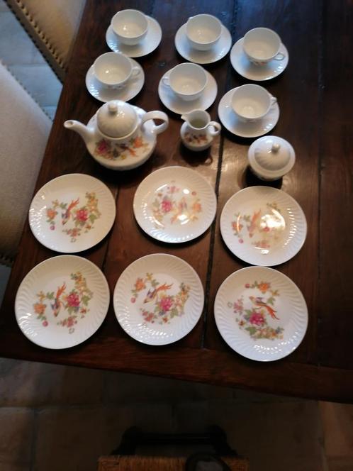 Service thé en porcelaine Dareuther bavaria, Antiquités & Art, Antiquités | Porcelaine, Enlèvement ou Envoi