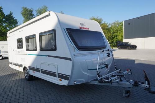 Prachtige 6pers.Dethleffs met voortent, fietsrek, etuiluifel, Caravans en Kamperen, Caravans, Bedrijf, tot en met 6, Dethleffs