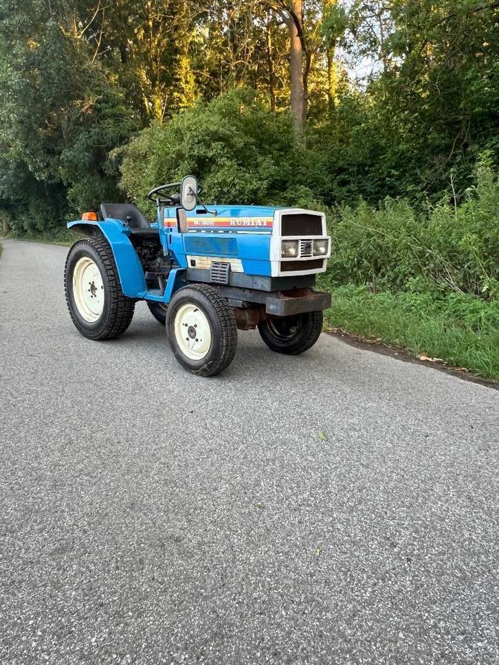Prachtige Mitsubishi mt1601 18pk 3cil 4x4 4nieuwe gazonbande, Motoren, Quads en Trikes, 3 cilinders, Ophalen