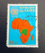 Postzegel Zaïre OBP 801, gestempeld, Postzegels en Munten, Ophalen of Verzenden, Gestempeld