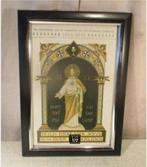 Mooi Oude Prent 'Heilig Hart van Jezus' - 35x25, Antiquités & Art, Antiquités | Objets religieux, Enlèvement ou Envoi