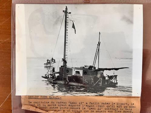 Nr. 21 - Persfoto 1955 - vertrek naar Hawaï, Verzamelen, Foto's en Prenten, Foto, Ophalen of Verzenden
