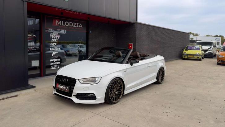 Audi A3 CABRIO black edition TUNED Vmaxx + 19“ JR38, Auto's, Audi, Bedrijf, Te koop, A3, ABS, Airbags, Airconditioning, Alarm