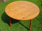 Houten ronde tafel met verwijderbare poten, Ophalen