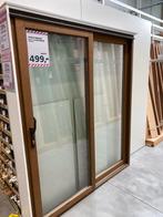 porte fenêtre u=1,1 210x180cm bois dur, Zo goed als nieuw, Hout, Inclusief glas, Schuifpui