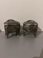 Twee antieke juwelendoosjes met invloeden van art nouveau, Ophalen of Verzenden