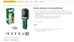 Bosch Universaldetect detector - NIEUW, Bricolage & Construction, Instruments de mesure, Enlèvement, Électricité, Neuf