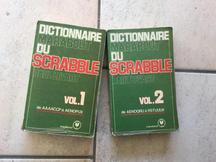 DICTIONNAIRE S "MARABOUT" DU SCRABBLE. PAUL LEVART, Antiquités & Art, Antiquités | Livres & Manuscrits, Enlèvement ou Envoi