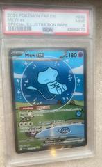 Mew ex #232 PSA 9 Paldean Fates (Bubble Mew), Ophalen of Verzenden, Nieuw