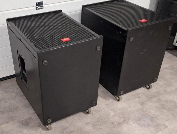 LEM actieve baskasten set 15" speakers 5T-SA, Musique & Instruments, Amplis | Clavier, Moniteur & Sono, Utilisé, Sono, 1000 watts ou plus