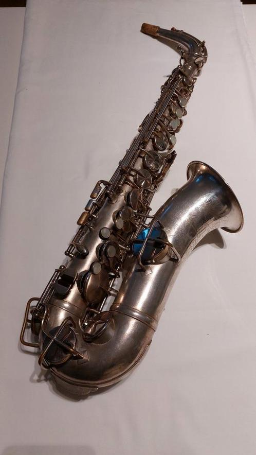 Altsax King New Voll True (zilver), Musique & Instruments, Instruments à vent | Saxophones, Utilisé, Alto, Avec valise, Enlèvement