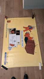 Méga affiche Hergé Tintin La Poste 2000, Comme neuf, Enlèvement