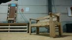 tuinbank en bijzettafeltje, Enlèvement, Neuf, Bois
