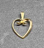 Collier pendentif coeur - or 14 carats, Bijoux, Sacs & Beauté, Comme neuf, Or, Enlèvement ou Envoi, Or