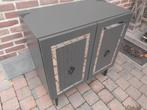 salontafel + wandkastje, Ophalen of Verzenden, Gebruikt, Rond