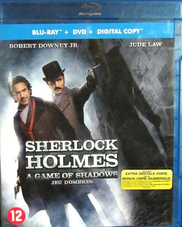 DUBBELE DVD BLU-RAY DISC-  ACTIE- SHERLOCK HOLMES beschikbaar voor biedingen