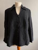 Zwarte vintage blazer Sautter maat 44 - NIEUW, Kleding | Dames, Verzenden, Zwart, Maat 42/44 (L), Nieuw