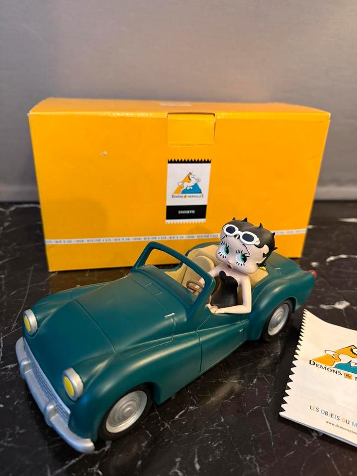 Betty Boop triumph TR3 - Demons & Merveilles RAR, Verzamelen, Stripfiguren, Zo goed als nieuw, Betty Boop, Ophalen of Verzenden