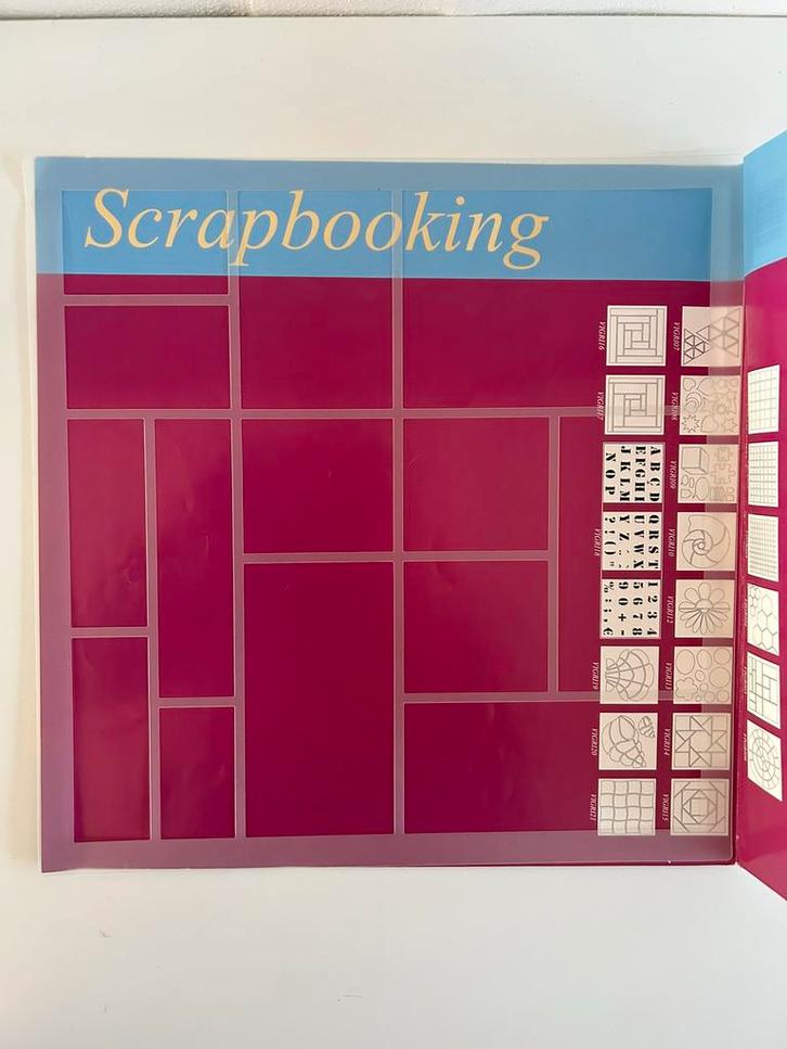 Scrapbooking/modèle pour faire une marque, Hobby & Loisirs créatifs, Scrapbooking, Comme neuf, Enlèvement ou Envoi