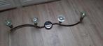 verlichting armatuur 4 spots, Ophalen, Gebruikt, Metaal of Aluminium, Plafondspot of Wandspot