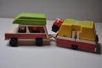 Fisher Price vintage Car & Pop-up camper #992, Kinderen en Baby's, Speelgoed | Fisher-Price, Ophalen of Verzenden, Gebruikt, Speelset