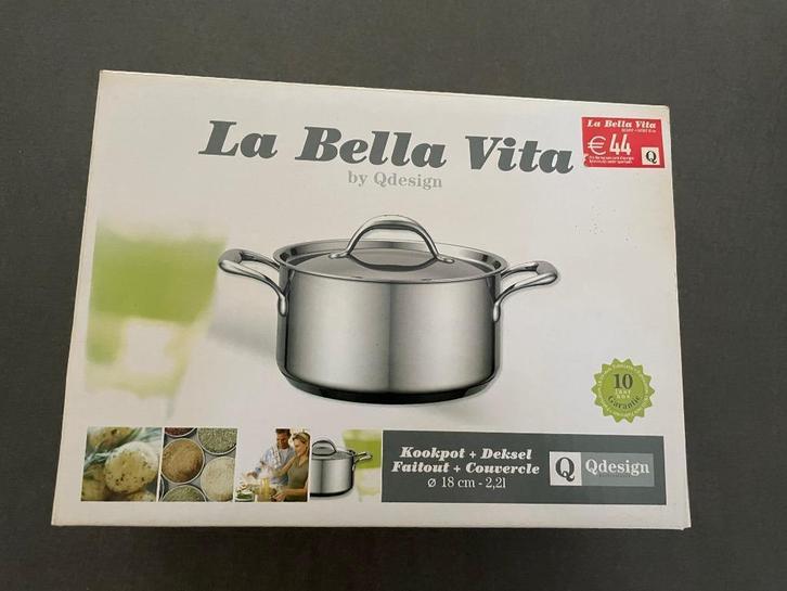 kookpan, Huis en Inrichting, Keuken | Potten en Pannen, Nieuw, Overige typen, Inox, Inductieplaat, Keramische plaat, Ophalen