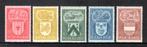 743/747 MNH 1946 - Wapenschilden., Postzegels en Munten, Ophalen of Verzenden, Postfris, Postfris