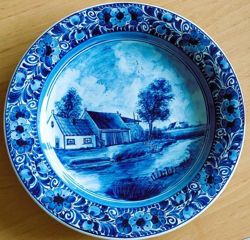 Sierbord Delfts Blauw Perfecte staat, Antiquités & Art, Antiquités | Assiettes décoratives & Carrelages, Enlèvement