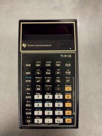 Calculatrice Texas Instruments TI-51-III  Testé ; fonctionne