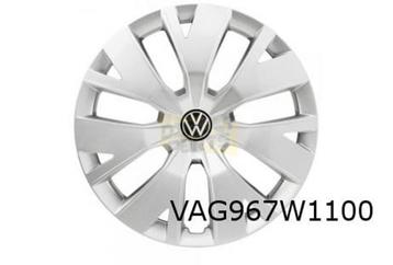 Volkswagen Wieldop 16'' (UWP chromeglas/ zwart/ fijnzilver) 