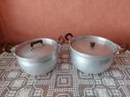 Vintage aluminium kookpotten, Ophalen of Verzenden, Aluminium