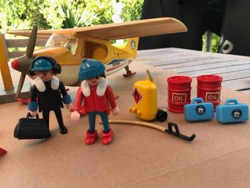 Playmobil set 3457 Yellow Artic Plane - 1986 zeldzaam beschikbaar voor biedingen