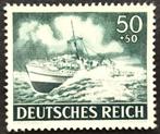 Deutsches Reich: S-22 Motortorpedoboot 1943 POSTFRIS, Timbres & Monnaies, Timbres | Europe | Allemagne, Autres périodes, Enlèvement ou Envoi